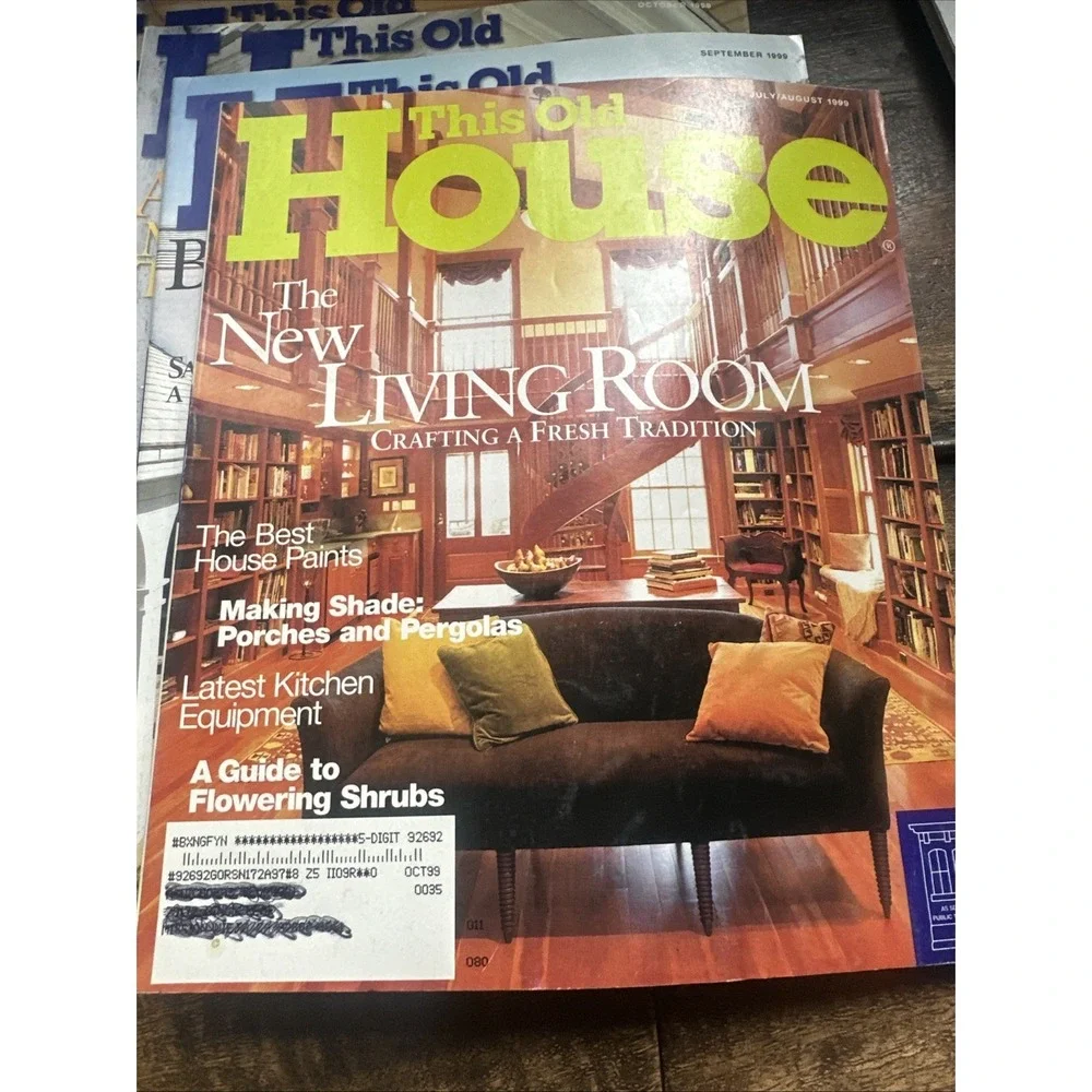 Lot of 13‎ THIS OLD HOUSE Magazines From 1999 to 2001